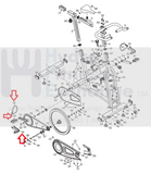 FreeMotion HealthRider NordicTrack Indoor Cycle Left and Right Pair Pedal 291602-hydrafitnessparts
