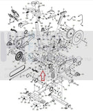 FreeMotion HealthRider NordicTrack Proform Cycle Bike Power Cord Plate 313668-hydrafitnessparts