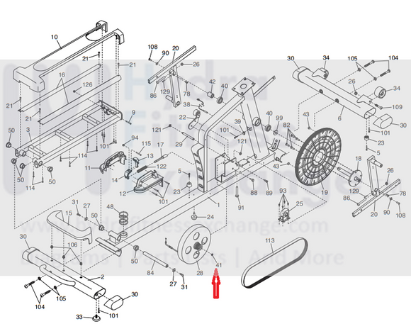 FreeMotion HealthRider NordicTrack Proform Elliptical Retainer Ring 362905-hydrafitnessparts