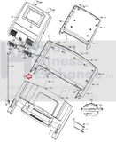 FreeMotion HealthRider NordicTrack Treadmill Display Console Base Cover 310940-hydrafitnessparts