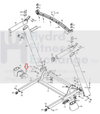 FreeMotion HealthRider NordicTrack Treadmill Left Inner Base Cover 372702-hydrafitnessparts