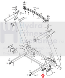 FreeMotion HealthRider NordicTrack Treadmill Right Inner Base Cover 372701-hydrafitnessparts