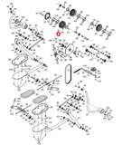 FreeMotion HealthRider TV Strider f7.8 XS9800-E Elliptical Cable Spool 278325-hydrafitnessparts