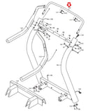 FreeMotion HealthRider Treadmill Console Crossbar 312051-hydrafitnessparts