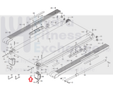 FreeMotion HealthRider Weider Reebok Treadmill Right Rear Foot Cover 252976-hydrafitnessparts