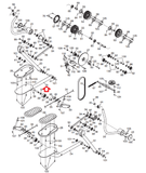 FreeMotion HealthRider f7.8 Strider TV XS9800-E Elliptical Left Pedal Arm 278624-hydrafitnessparts