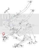 FreeMotion Lifestyler NordicTrack Treadmill Left Wheel Bracket 312252-hydrafitnessparts