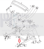 FreeMotion Lifestyler NordicTrack Treadmill Right Wheel Cover 305129-hydrafitnessparts