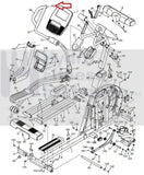 FreeMotion NordicTrack Elite 12.9T NTEL712140 Elliptical Left Lower Grip 350946-hydrafitnessparts