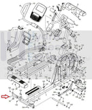 FreeMotion NordicTrack Elite 12.9T NTEL712140 Elliptical Rear Stablizer 350867-hydrafitnessparts
