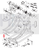 FreeMotion NordicTrack Elliptical Lower Small Pulley Cable 271265-hydrafitnessparts