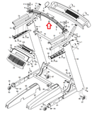 FreeMotion NordicTrack ProForm Treadmill Heart Rate Grip Bar 351955-hydrafitnessparts