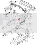 FreeMotion NordicTrack ProForm Treadmill Right Handrail Bottom Cover 351953-hydrafitnessparts