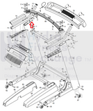 FreeMotion NordicTrack ProForm Treadmill Upright Coaxial Cable E108998 348854-hydrafitnessparts