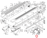 FreeMotion NordicTrack ProForm Weider Treadmill DC Drive Motor W/Flywheel 3.60HP 405597 L-355197 or F-355197 or M-355197-hydrafitnessparts
