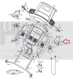 FreeMotion NordicTrack Proform Treadmill Right Console Cup Holder Tray 351788-hydrafitnessparts