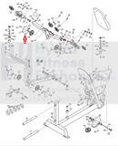 FreeMotion NordicTrack Proform Weslo Elliptical 17MM Retainer Snap Ring 167082-hydrafitnessparts