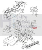 FreeMotion NordicTrack Recumbent Bike Locking Clevis Pin 9.5MM X 28.5MM 194343-hydrafitnessparts