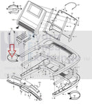 FreeMotion NordicTrack Treadmill Handrail Wire Harness 30" 305756-hydrafitnessparts