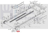 FreeMotion NordicTrack Weslo Incline Trainer Treadmill Right Rear Endcap 225668-hydrafitnessparts