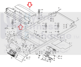 FreeMotion NordicTrack i5.3 X3 Treadmill Motor Hood Shroud Cover 273784 & 350503-hydrafitnessparts