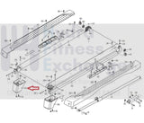 FreeMotion Proform 425 CT 615 T Treadmill Left Rear Foot 300451-hydrafitnessparts
