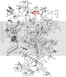 FreeMotion Proform Cycle Spin Bike Left Shifter with Wire Harness-hydrafitnessparts