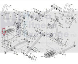 FreeMotion Proform NordicTrack Elliptical Left Pedal Plate 362852-hydrafitnessparts