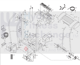 FreeMotion Reebok Image Treadmill Storage Safety Latch Shock 19 3/4" 142400-hydrafitnessparts