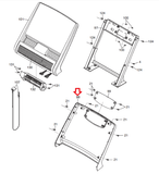 FreeMotion Reflex T 7.7 T11.3 Treadmill Console Back Cover 311577-hydrafitnessparts