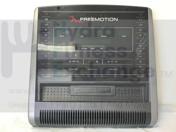 FreeMotion Reflex T11.3 - FMTL398131 Treadmill Display Console Assembly 364345-hydrafitnessparts
