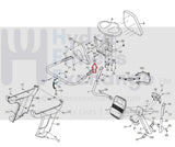 FreeMotion SFEX050111 Recumbent Bike Back Bottom Seat Patch Screw w/Flat Washer-hydrafitnessparts