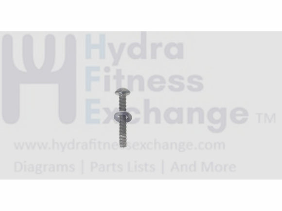 FreeMotion SFEX050111 Recumbent Bike Back Bottom Seat Patch Screw w/Flat Washer-hydrafitnessparts