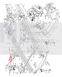 FreeMotion T11.3 FMTL398131 Treadmill Bracket Power Cord w/ Wheel 363876-hydrafitnessparts
