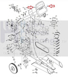 FreeMotion TV FMEL4505P0 Elliptical Display Console Assembly CC2162-hydrafitnessparts