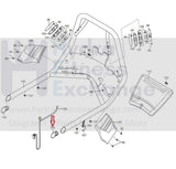 FreeMotion TV Incline Trainer Treadmill Upper Arm End Cap Plug-hydrafitnessparts