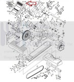 FreeMotion e7.7-VMEL819070 VMEL819071 Elliptical Display Console Assembly 293484-hydrafitnessparts