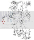 FreeMotion i7.7 Incline Trainer VMTL839075 Treadmill Handle Bar End Cap CC1636-hydrafitnessparts