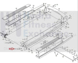 FreeMotion i7.7 T7.3 T7.5 Treadmill Rear Roller Guard 251399-hydrafitnessparts