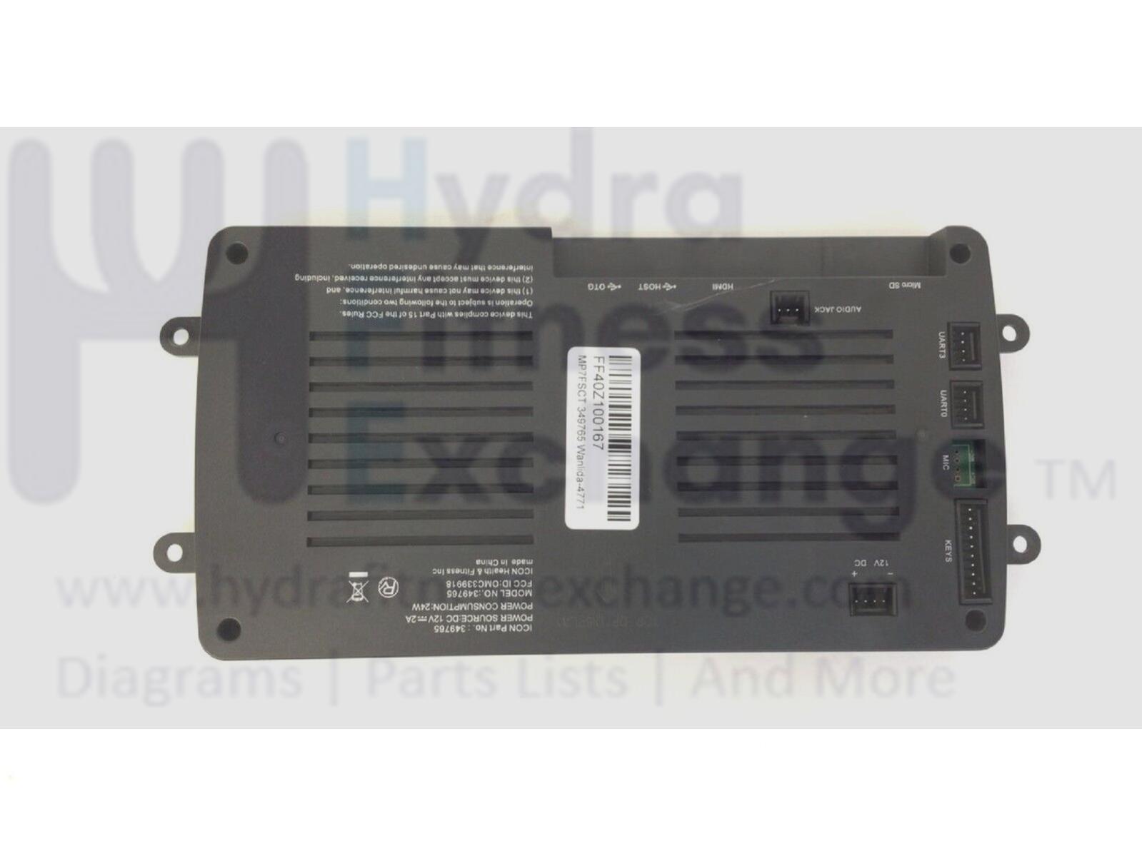 Freemotion 860 SFTL155130 Treadmill Control Panel LCD Screen