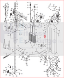 Freemotion Cable Column GZFM60160 ZFM60162 GZFM60163 System Home Gym J-hook GZ1115-hydrafitnessparts