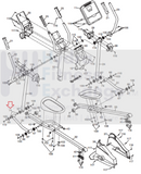 Freemotion Gold's Gym HealthRider Elliptical Link Arm Spacer 63x1x.156" 244344-hydrafitnessparts