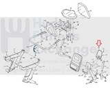 Freemotion Ironman 330R 350R Recumbent Bike Front Upright Cover 299641 or 323287-hydrafitnessparts