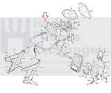 Freemotion Ironman 350R 330 R Recumbent Bike Backrest Cover 299640 or 322182-hydrafitnessparts