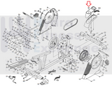 Freemotion Ironman Recumbent Bike Cup Holder Accessory Tray 299637 or 321155-hydrafitnessparts