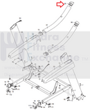 Freemotion Lifestyler Treadmill Handrail Left Top Handrail End Cap 305132 312277-hydrafitnessparts
