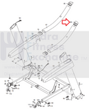 Freemotion Lifestyler Treadmill Handrail Right Top Handrail Endcap 305133 312278-hydrafitnessparts