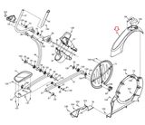 Freemotion NordicTrack Proform Elliptical Upper Side Shield Cover 307092-hydrafitnessparts