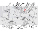 Freemotion Proform Reebok Elliptical Rear Lower Ramp Cover 284767 or 285378-hydrafitnessparts