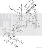 Freemotion XR 6.1 - GGBE606100 XR 6.1 GGBE606101 Strength Upright Plate 325994-hydrafitnessparts